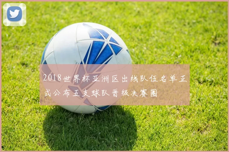 2018世界杯亚洲区出线队伍名单正式公布五支球队晋级决赛圈